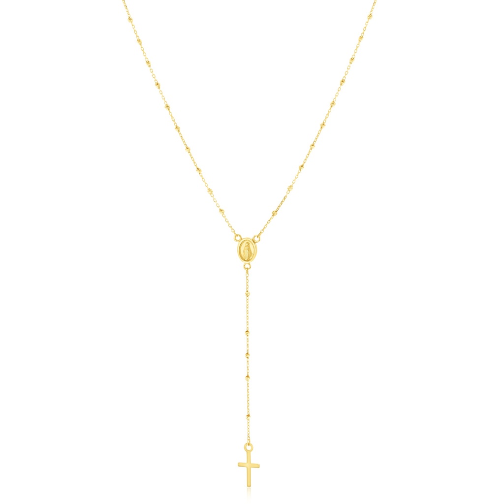 9Y FINE ROSARY NECKLACE