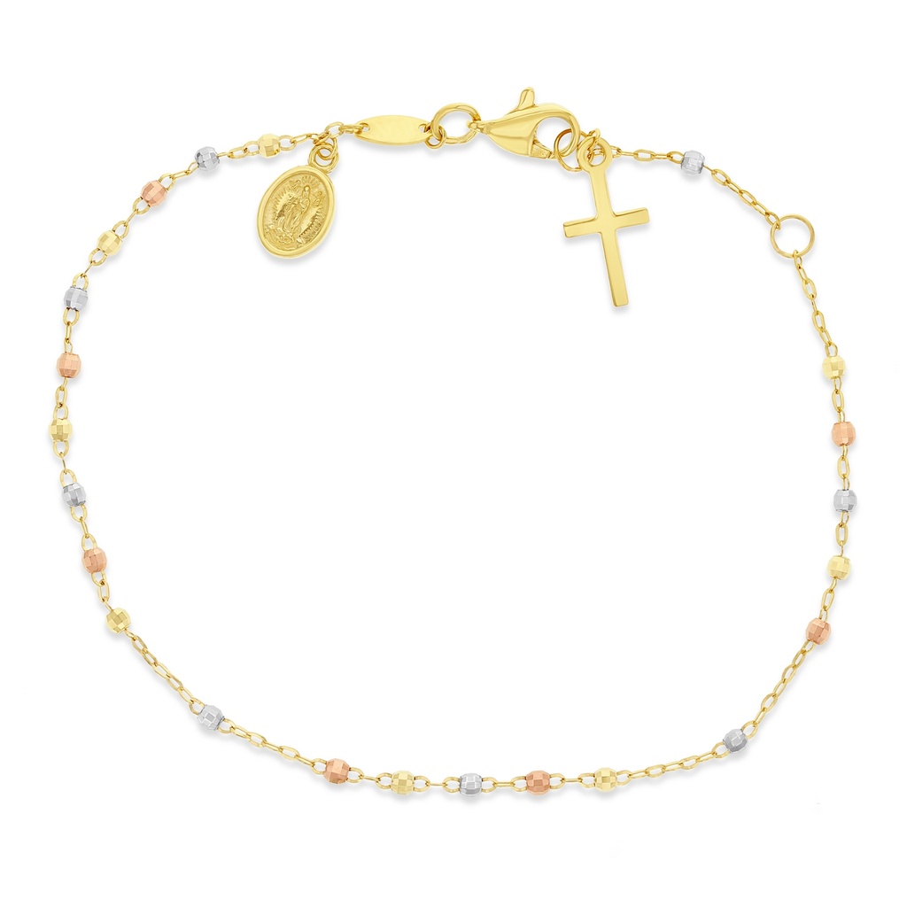 9YWR RELIGIOUS ROSARY BRACELET
