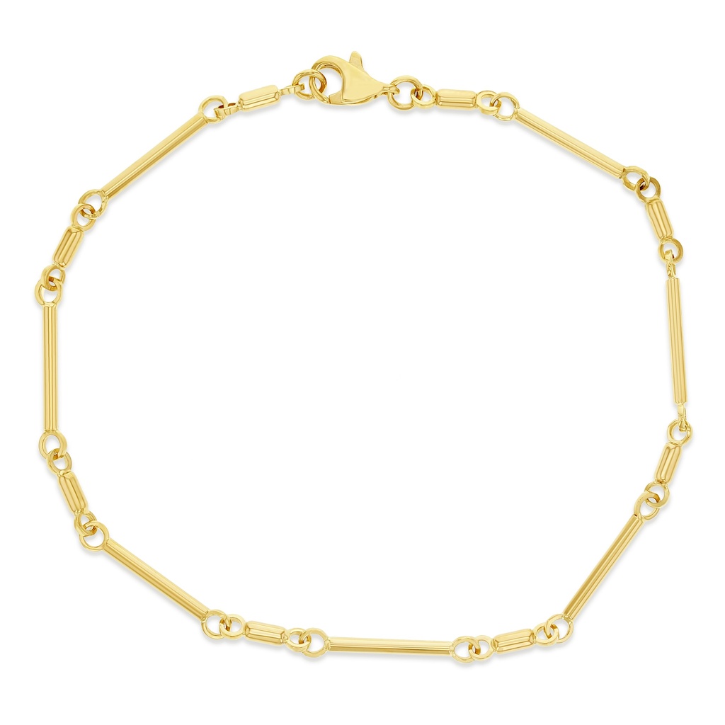 9Y TROMBONE LINK BRACELET (BAR & LINK OR BULLET LINK)