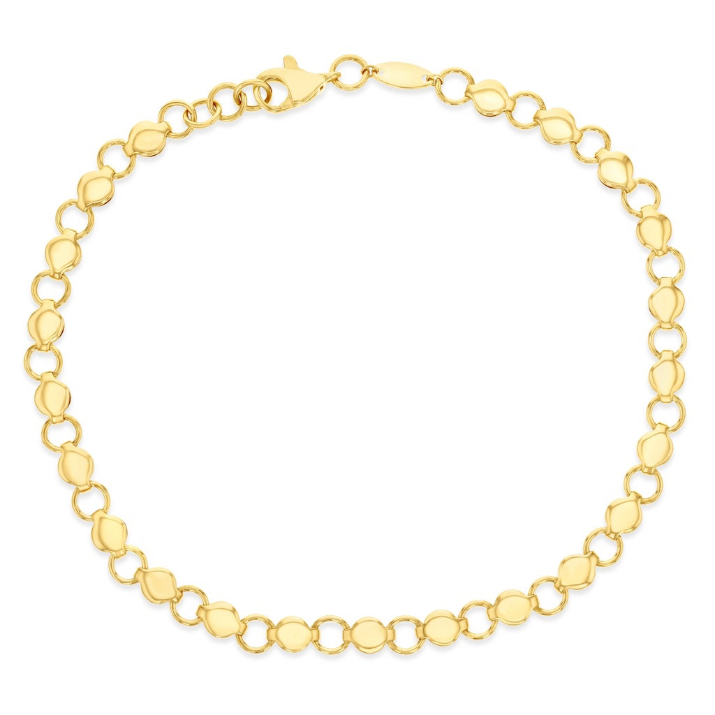 9Y MARQUISE LINK STATION BRACELET
