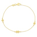 9Y FLOWER CLUSTER BEADS BRACELET