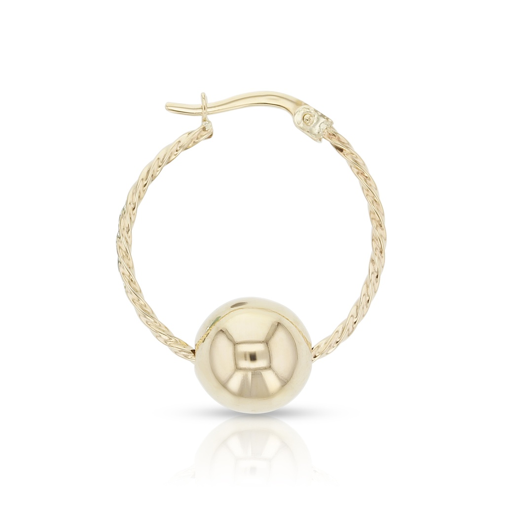 ## 9Y FINE TWIST HOOP W/ SLIDING