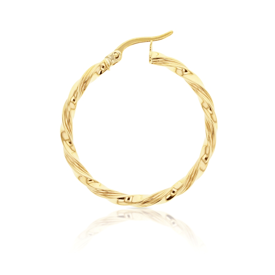 ## 9Y TWIST 25MM HOOP