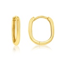 9Y PAPERCLIP 8MM SQUARE HUGGIE