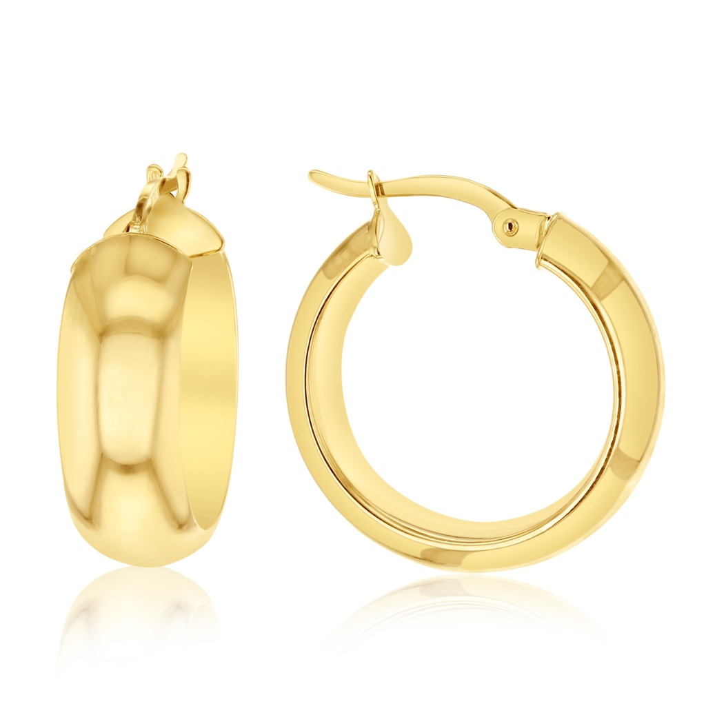 9Y THICK HOOP EARRING