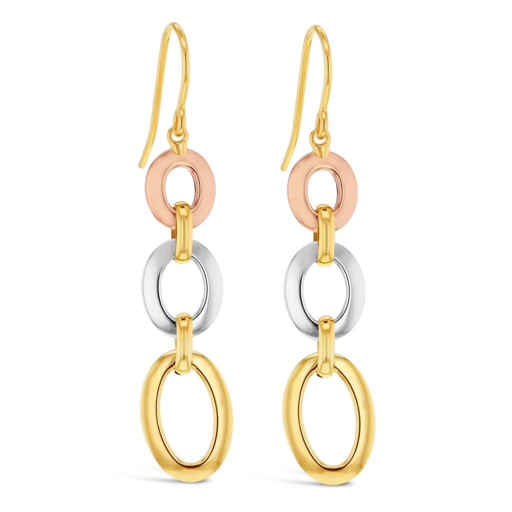 9YWR OVAL DROP EARRING
