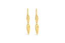9Y DIAMOND CUT & FILIGREE DROP EAR