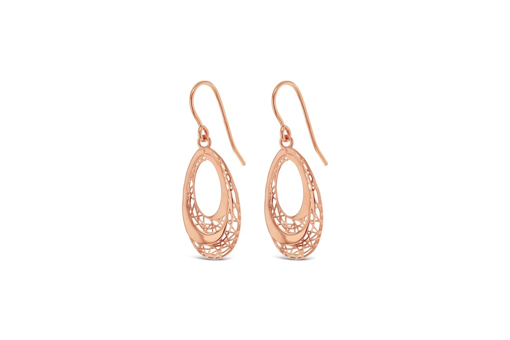 ## 9R FILIGREE OPEN OVAL DROP