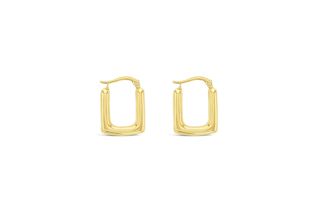 9Y THICK SQUARE HOOP