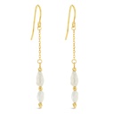 9Y PEARL DROP EARRING