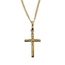 ## 9Y RELIGIOUS CROSS PENDANT DIAM CUT
