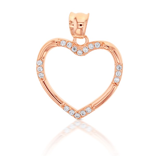 ## 9P CZ AND PLAIN OPEN HEART