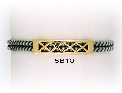 STAINLESS STEEL DOUBLE ROW & BAR 10