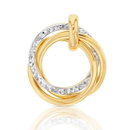 [PD53] ## 9YW TRIPLE INTERLOCK PENDANT