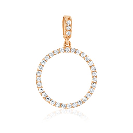 [STPD207-RG] ## 9P CZ SET CIRCLE OF LIFE PENDA