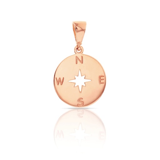 [PD68-RG] ## 9P FLAT COMPASS PENDANT