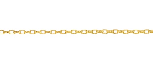 SOLID DIAMOND CUT OVAL BELCHER 1.2MM