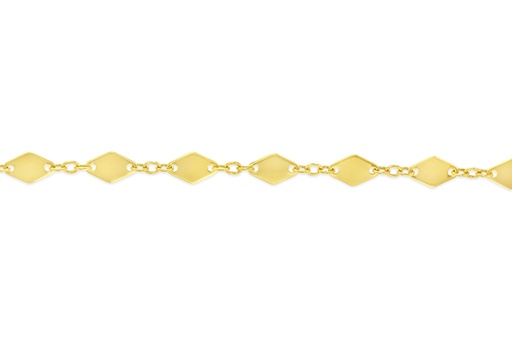[BB120] ## 9Y FLAT KITE SHAPE BRACELET