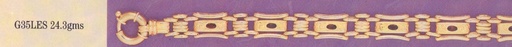 SOLID GATE 3 BAR CURVED ENGRAVED CENTRES STONE SET