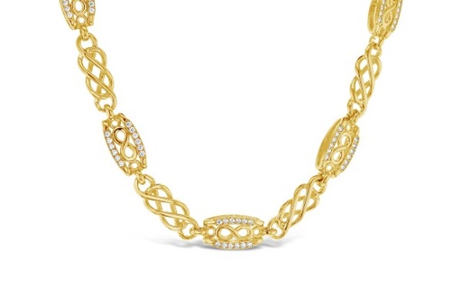 SOLID CASTING CELTIC LINK & OPEN OVAL LINK CZ