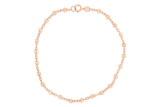 [BB111] ### 9R FLAT DISC LINK BRACELET