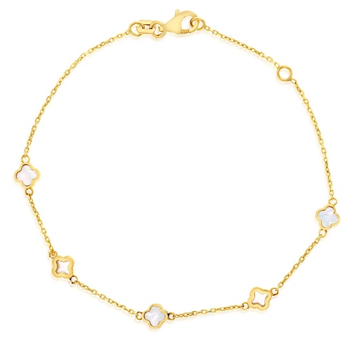 [BB126] 9Y MINI CLOVER M.O.P. BRACELET
