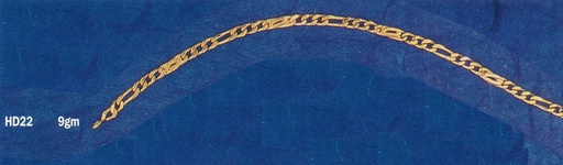 [HD22] SOLID BIRDSEYE CURB FIGARO 3 + 1 HANDMADE FILED 4.5MM