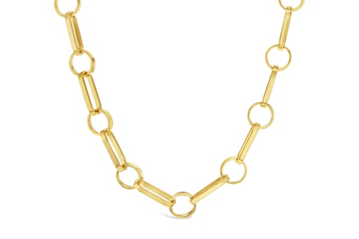 SOLID SQUARED PAPERCLIP MEDIUM + CIRCLE 1+1