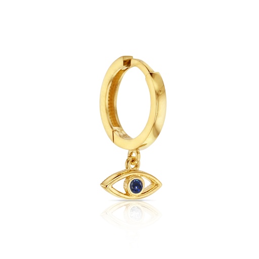 [EAR731] ## 9Y DROP HUGGIE W/ CZ SET EYE