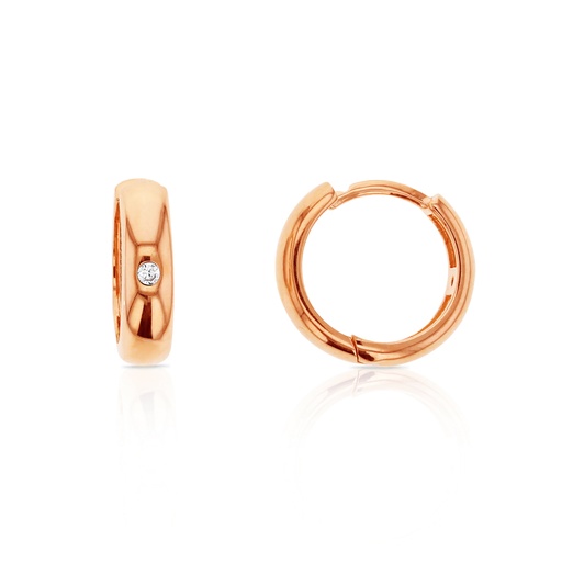 [EAR814] ## 9R HUGGIE W/ SINGLE CZ