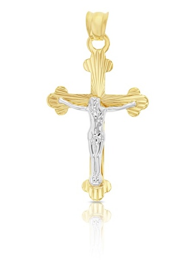 [RCP29]  ## 9YW FINE DIAMOND CUT CRUCIFIX