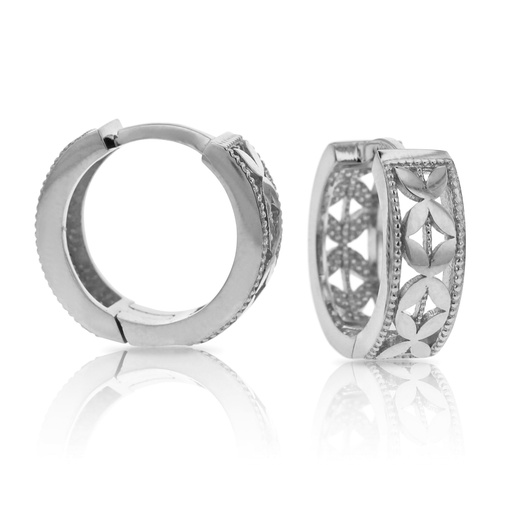 [EAR770] ## 9W FANCY ANTIQUE HUGGIE