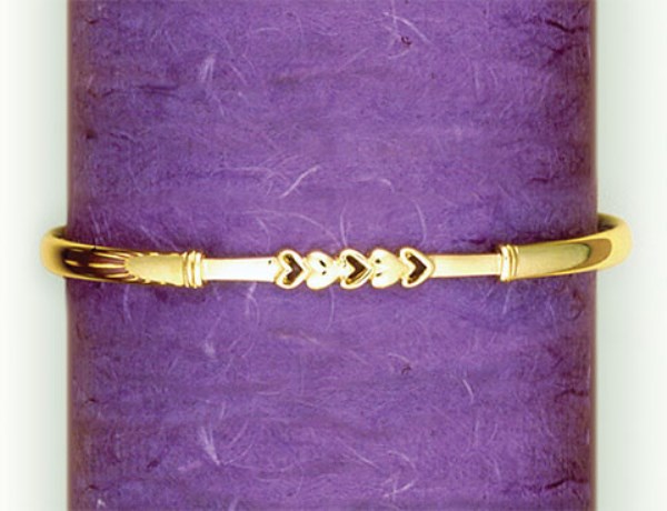 9ct silver filled bangle.