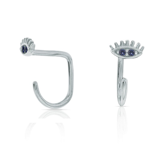 [EAR762] ## 9W MINI CZ EYE WRAP AROUND