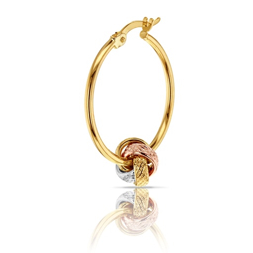 [EAR794] ## 9Y HOOP W/3T SLIDING KNOT