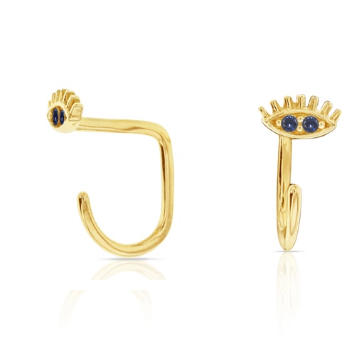 [EAR761] ## 9Y MINI CZ EYE WRAP AROUND