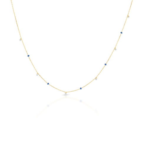 [BB85] ## 9Y FINE ENAMEL BALL NECKLACE