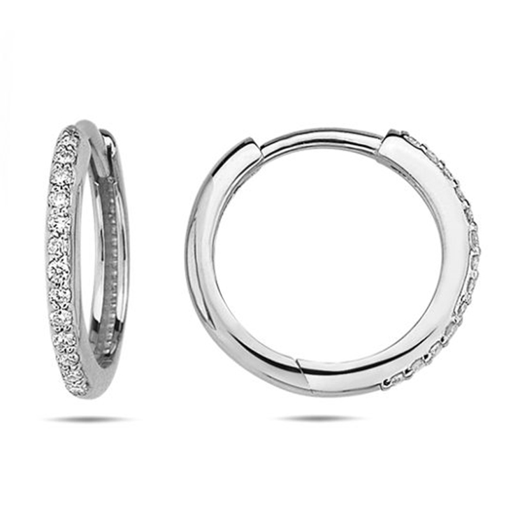 9W PETITE CZ SET BASIC HUGGIES | Golden Mile Jewellery Manufacturers ...