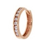 [EAR248] ## 9P CZ SET 12MM HUGGIE