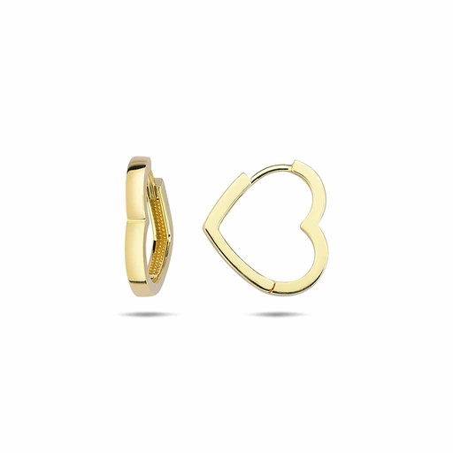 [EAR1099] 9Y HEART SHAPED HUGGIE