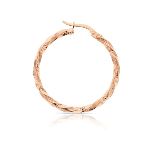 [EAR655] ### 9P TWIST 25MM HOOP