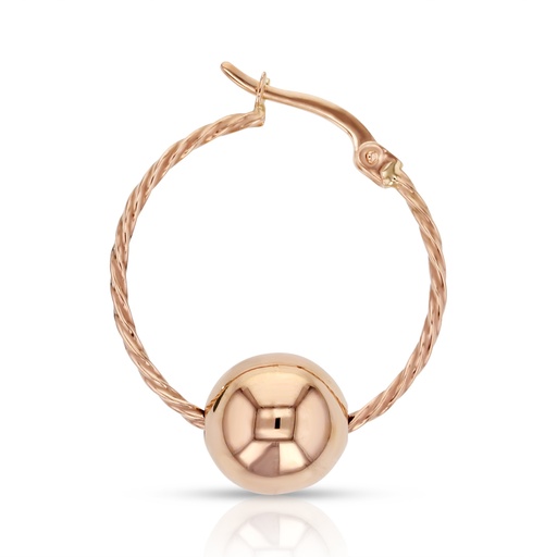 [EAR896] ## 9R FINE TWIST HOOP W/ SLIDING