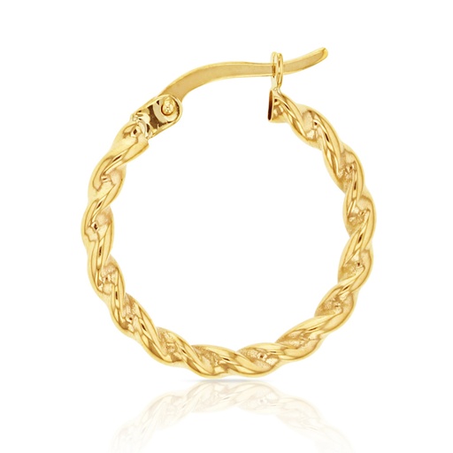 [EAR694] ### 9Y 2.5MM TWISTED HOOPS