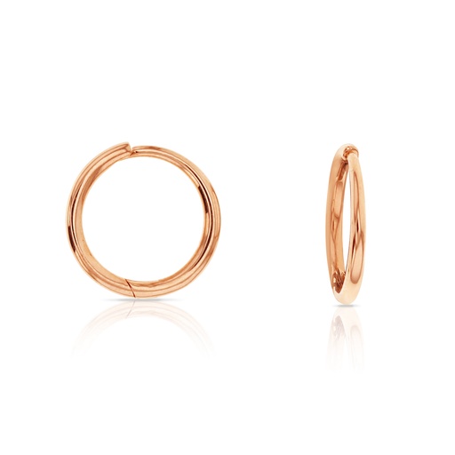 [EAR721] 9R MEDIUM PLAIN WIRE HUGGIE 10MM