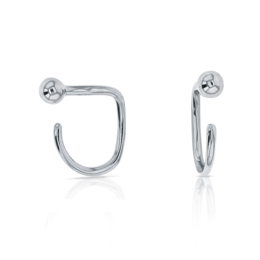 [EAR750] ## 9W MINI BALL WRAP AROUND EARRI