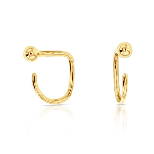 [EAR749] ## 9Y MINI BALL WRAP AROUND EARRI