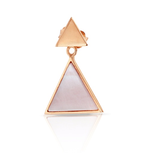 [EAR781] ## 9R M.O.P. TRIANGLE STUD DROP