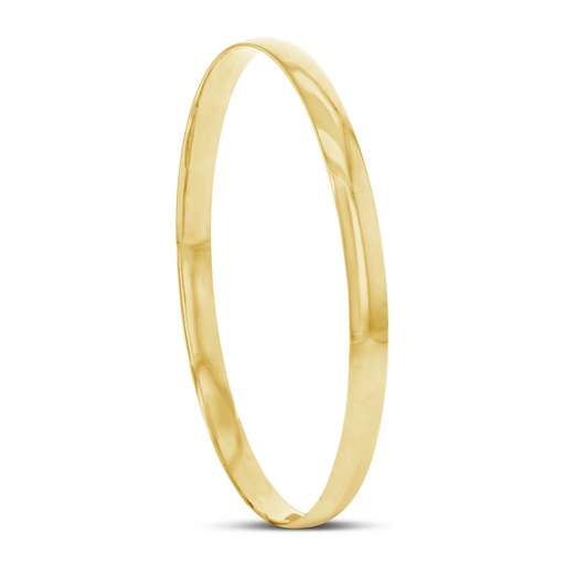 SOLID LOW DOME 5MM BANGLE LIGHTWEIGHT