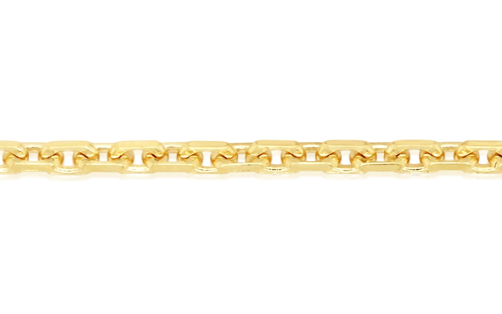 SOLID HAMMERED DIAMOND CUT CABLE 1.7MM | Golden Mile Jewellery ...