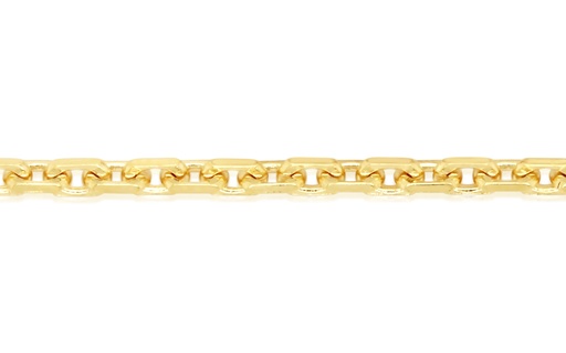 SOLID HAMMERED DIAMOND CUT CABLE 1.7MM